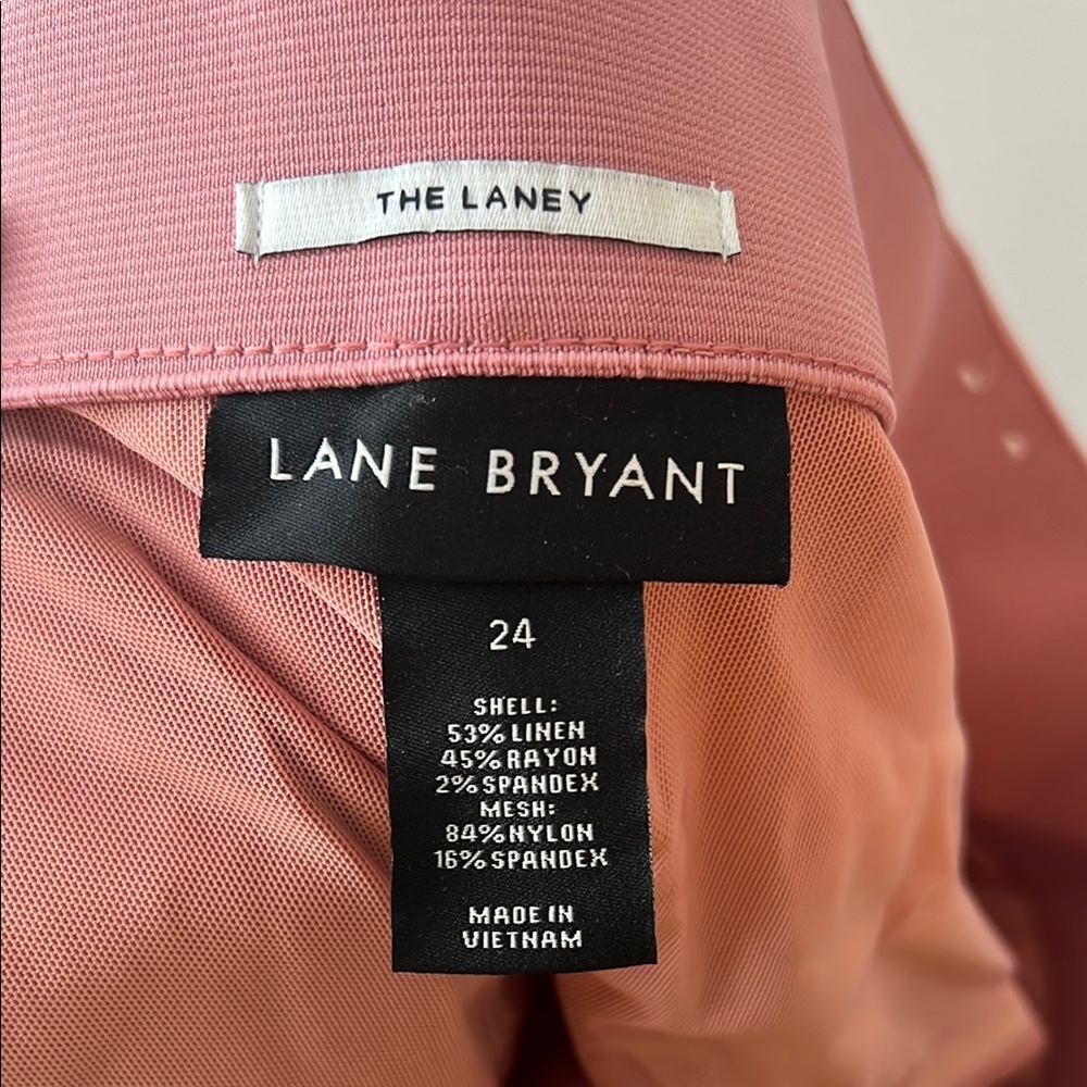 Lane Bryant linen crop pants